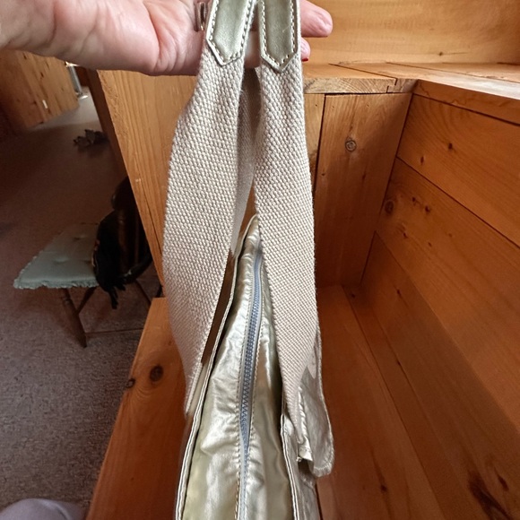 Kipling Metallic Gold Tote Bag - Picture 12 of 14